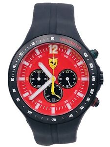 【送料無料】腕時計 オロロギフェラーリクラブクロノアッチャイオゴンマスコンタティシモヌオーヴォorologio ferrari f1 club 45mm fer01428 crono acciaio gomma scontatissimo nuovo