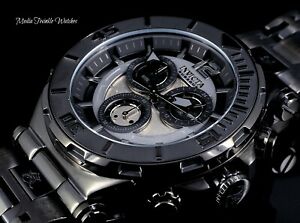 【貨物輸送無料】ウォッチ インビクタスバクアクォーツクロノグラフブラックブレスレットステンレススチール