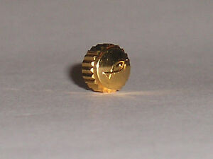 【送料無料】腕時計　ヨットクラブクラウンゴールドトーンミリメートルスレッドクーロンヌクローネiwc yacht club crown gold tone 560 mm thread 90 couronne iwc krone｜hokushin