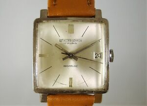【貨物輸送無料】ウォッチ ウィンカーウォッチヴィンテージスクエアwincar watch vintage wristwatch square calas 1702, anni 60