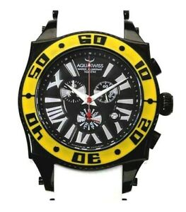 【貨物輸送無料】ウォッチ アクアスイススイスポートデイステンレススチールスイスクロノリストaquaswiss mens swissport xg daydate stainless steel swiss chronolist 1,8000