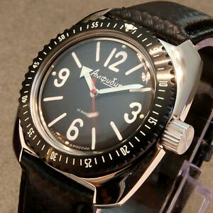 【送料無料】腕時計 ボストークアンフィビアカスタムロシアダイブウォッチvostok amphibia custom russian auto dive watch, , boxed, uk seller