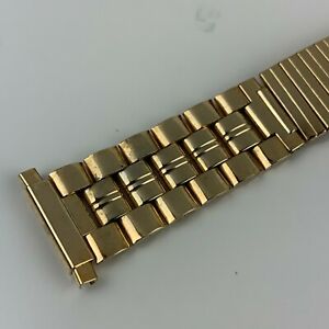 【送料無料】腕時計　ゴールドトーンウォッチブレスレットフィット1960s nos gold tone watch bracelet fits 1622mm mm57