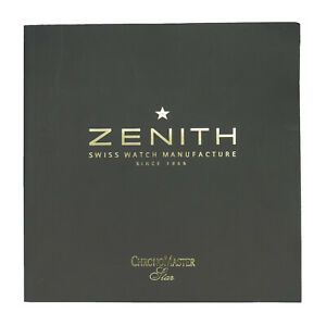 【貨物輸送無料】ウォッチ ゼニスクロノマスタースターマニュアルカタログzenith chronomaster star international manualcatalog  booklet