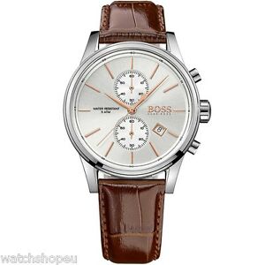 【貨物輸送無料】ウォッチ ヒューゴボスジェットクロノグラフウォッチ hugo boss ヘモグロビン 1513280 mens jet chronograph watch  2 years warranty