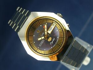 【貨物輸送無料】ウォッチ ヴィンテージレトロスイストレッサラックスクリスタルvintage retro swiss tressa lux crystal automatic watch 1970s nos cal as 5206