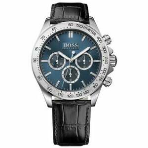【貨物輸送無料】ウォッチ ヒューゴボスステンレスイコンウォッチ hugo boss ヘモグロビン 1513176 mens stainless steel ikon watch  2 years warranty