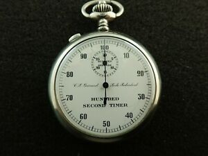【貨物輸送無料】ウォッチ ヴィンテージキアンドストップウォッチスプリットセカンドスイスvintage cl quinand stop watch split second swiss