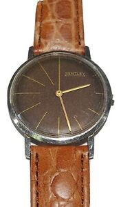 【貨物輸送無料】ウオッチ ベン御盆bentley wrist watch 1960s  1970s