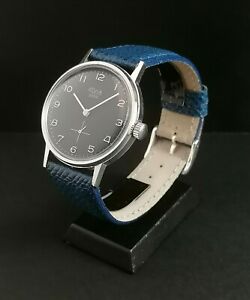 【貨物輸送無料】ウオッチ モントレアンシエンヌヴィンテージエルビアマニュアル montre ancienne vintage watch elvia 70s manual wind