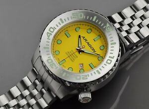 【貨物輸送無料】ウオッチ アラゴンダイブマスターaragon a254yel divemaster evo automatic 50粍