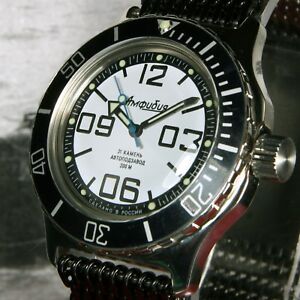 【貨物輸送無料】ウォッチ ボストークアンフィビアカスタムロシアダイブウォッチvostok amphibia custom russian auto dive watch