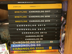 【貨物輸送無料】ウオッチ ブライトリングカタログコレクションロットオブbreitling consumer catalog collection 1997 to 2019  lot of 14