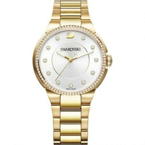 【送料無料】腕時計　ブランドスワロフスキーゴールドシティウォッチbrand , genuine, swarovski gold city watch 5213729｜hokushin 30,537円