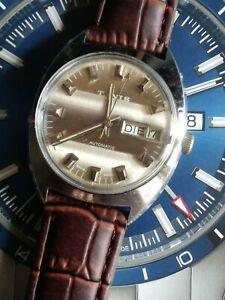 【送料無料】腕時計 メンズメンズタニスジュエルスイスrare mens 1970s mens tanis 25 jewels automatic swiss made wrist watch