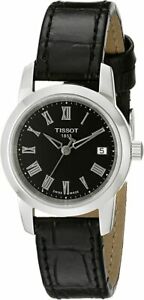 【貨物輸送無料】ウオッチ ティソクラシックドリームレディインペレネロヌオーヴォオリジナルtissot classic dream lady インチ pelle nero 28粍 t0332101605300 nuovo, originale