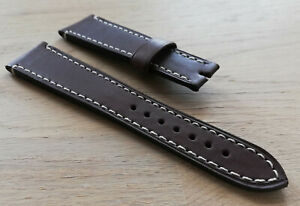 【貨物輸送無料】ウオッチ ブレゲタイプシントゥチーノストラップバレニアレザーブラウンbreguet type cinturino watch strap barenia leather brown 粍21