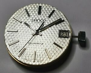 【貨物輸送無料】ウォッチ ランコクォーツlanco quartz electronic watch movement complete  working esa 9182