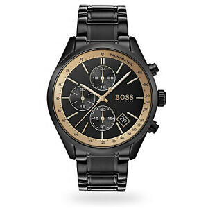 【送料無料】腕時計 ヒューゴボスメンズグランプリクロノグラフウォッチ hugo boss hb 1513578 mens grand prix chronograph watch  2 years warranty
