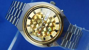 【貨物輸送無料】ウォッチ トレッサラックスクリスタルスイスヴィンテージレトロtressa lux crystal automatic watch swiss 1970s vintage nos cal as 5206 retro