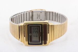 【送料無料】腕時計　ヴィンテージバーボタンバッテリーrare vintage timex bar button lcd battery wristwatch 6270
