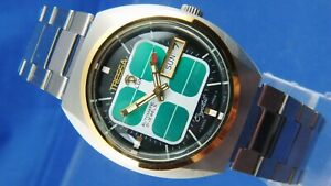 【貨物輸送無料】ウォッチ トレッサラックスクリスタルスイスヴィンテージレトロtressa lux crystal automatic watch swiss 1970s vintage nos cal as 5206 retro