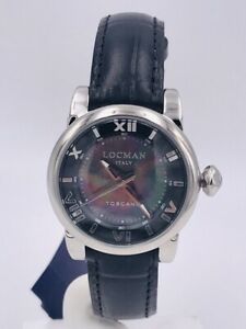 【送料無料】腕時計 オロロギロクマントスカーノアッチャイオペッレスコンタティッシモヌオーヴォorologio locman toscano ref595kk770 acciaio pelle 33mm scontatissimo nuovo|hokushin