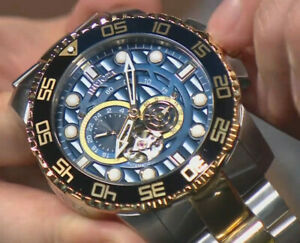 【送料無料】腕時計　インビクタメンズオートマチックオープンハートウォッチブランドinvicta 52mm mens automatic open heart limited edition watch brand｜hokushin