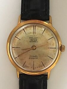 【送料無料】腕時計　モントルポルジョデラックスジュエルオートマチックソソビエトルッシーウォッチmontre poljot de luxe, 29 jewels, automatic, au20, urss ussr soviet russie watch｜hokushin