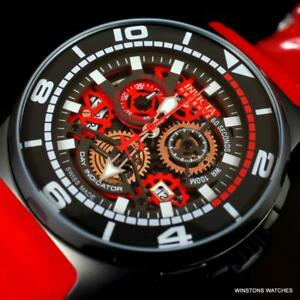 送料無料 腕時計 インビクタリザーブシーハゲワシスイスレッドラバースケルトンinvicta Reserve Sea Vulture Swiss Made 47mm Red Rubber Skeletonized Watch