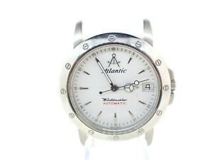【送料無料】腕時計　アトランティックワールドマスターメンズダイバーズリストウォッチスケルトンatlantic worldmaster mens 25 j automatic divers wrist watch skeleton eta 28242 35,087円