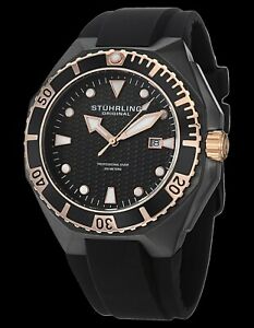 【送料無料】腕時計　スチュリングオリジナルメンズクォーツゴムstuhrling original mens quartz rubber watch 82302｜hokushin