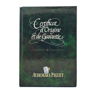 【送料無料】腕時計　オーデマピゲハードカバーaudemars piguet international hard cover certificate of origin amp; warranty book｜hokushin