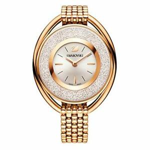 【送料無料】腕時計　スワロフスキーローズゴールドクリスタルスチールブレスレットウォッチswarovski rose gold crystalline steel bracelet 37mm women watch 5200341