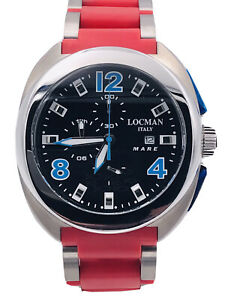 【送料無料】腕時計　オロロギロクマンマーレクロノタイタニオゴンマスコンタティッシモヌオーヴォorologio locman mare chrono 47mm 130krbl690 titaniogomma scontatissimo nuovo
