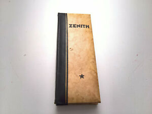 【送料無料】腕時計　ヴィンテージゼニスステラナクロノブックウォッチボックスultra rare vintage zenith stellina chrono book watch box 5060ss
