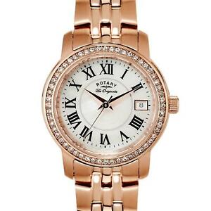 【送料無料】腕時計　ロータリーレディースレオリジナルローズゴールドトーンスイスメイドウォッチrotary lb9009341 ladies les originales rose gold tone swiss made watch rrp ￡255