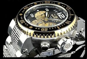 【送料無料】腕時計 インビクタダイバークォーツクロノグラフゴールドトーンシルバーブレスレットウォッチinvicta pro diver quartz chronograph gold tone silver bracelet watch