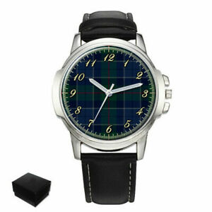 【送料無料】腕時計　レスリースコティッシュクランタータンジェンツメンズリストウォッチベストleslie scottish clan tartan gents mens wrist watch birthday best gift engraving