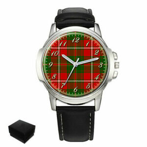 【送料無料】腕時計　ヘイスコティッシュクランタータンクリスマスバースデーベストボックスhay scottish clan tartan wrist watch christmas birthday best gift box engraving