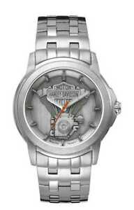 【送料無料】腕時計　ハーレーダビッドソンメンズブローバツインharleydavidson mens bulova vtwin wrist watch 76a021