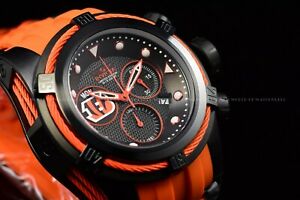 【送料無料】腕時計　インビクタボルトゼウスシンシナティベンガルズクロンシコーネストラップウォッチinvicta 52mm bolt zeus nfl icial cincinnati bengals chron siicone strap watch