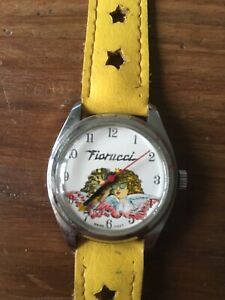 【送料無料】腕時計　コッピアオロギダコレゾーニヴィンテージフィオルッチイタリアcoppia orologi da collezione vintage fiorucci watch ‘7080 made in italy