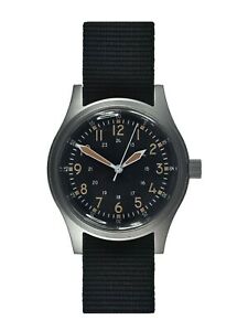 【送料無料】腕時計　アメリカジュエルサタンシルバーmwc a17 1950s us army korean war issue 24 jewel automatic satin silver