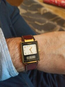 【送料無料】腕時計　モントレティソツーティマーフォンチオーネヴィンテージmontre tissot twotimer fonctionne vintage