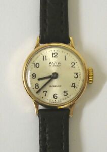 【送料無料】腕時計　スイスアビアゴールドレディースマニュアルswiss avia 9ct gold ladies manual wrist watch ￡175 41,587円