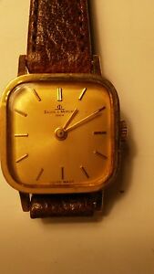 【送料無料】腕時計　ヴィンテージゴグメッドレディースボームメルシエマニュアルvintage14kt golg plated ladies baume amp; mercier manual wind up watch