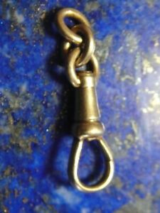 【送料無料】腕時計　アンシアンフェルモアムスケトンモントルグーセットゴールドポイノンancien fermoir mousqueton montre a gousset or gold 18k 750 poincon 2,60g