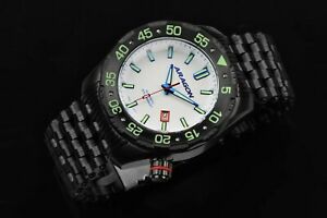 【送料無料】腕時計　アラゴンアラゴンaragon a084wht aragon sea charger automatic 44mm