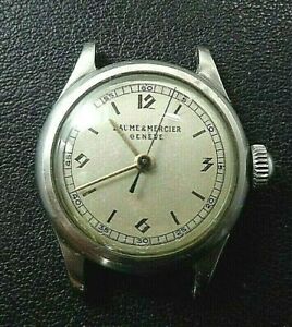 【送料無料】腕時計　レディースボームメルシエステンレススチールウインダーオールドvtg ladies baume amp; mercier stainless steel winder old
